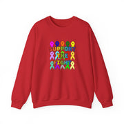 Support the Fight Unisex Heavy Blend™ Crewneck Sweatshirt