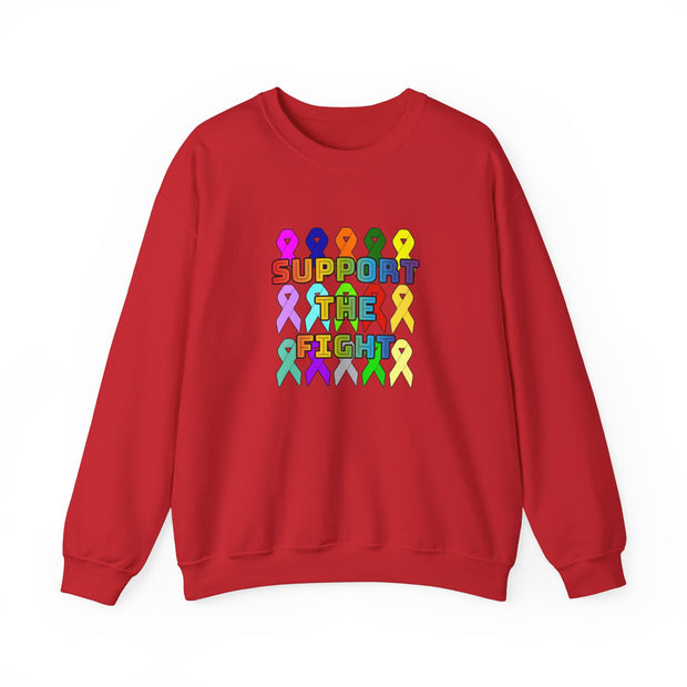 Support the Fight Unisex Heavy Blend™ Crewneck Sweatshirt