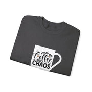 Coffee and Chaos Unisex Heavy Blend™ Crewneck Sweatshirt