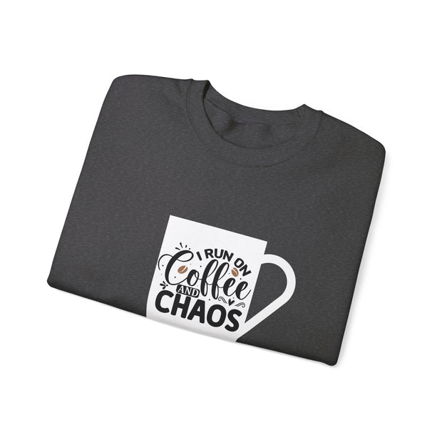 Coffee and Chaos Unisex Heavy Blend™ Crewneck Sweatshirt