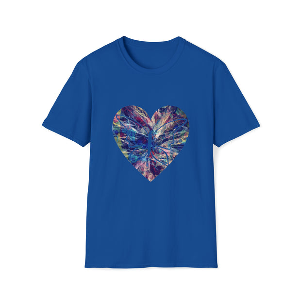 Heart Butterfly Unisex Softstyle T-Shirt