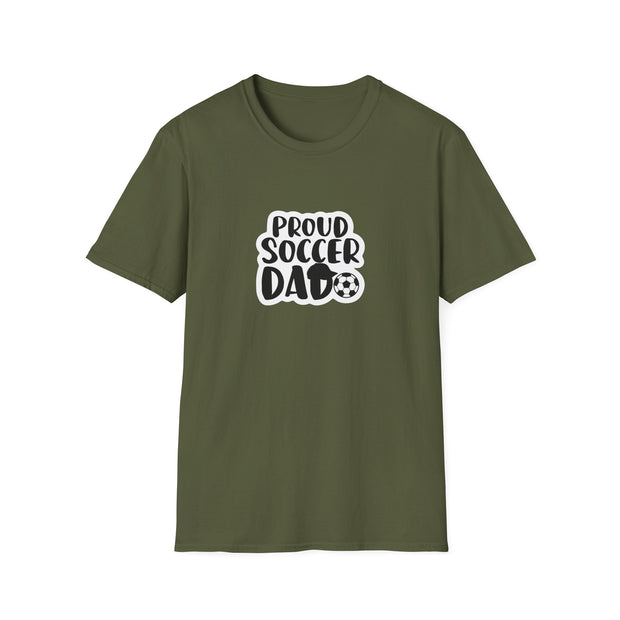 Proud Soccer Dad Unisex Softstyle T-Shirt