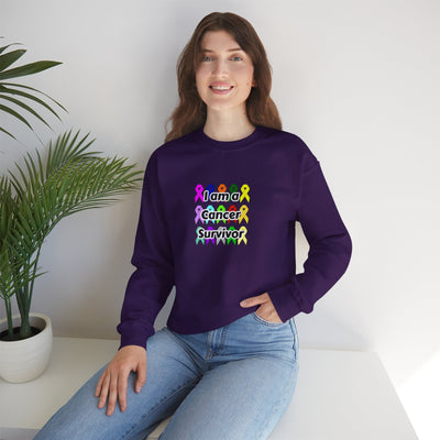 Cancer Survivor Unisex Heavy Blend™ Crewneck Sweatshirt
