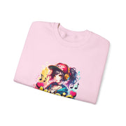 Graffiti Anime Girls Unisex Heavy Blend™ Crewneck Sweatshirt