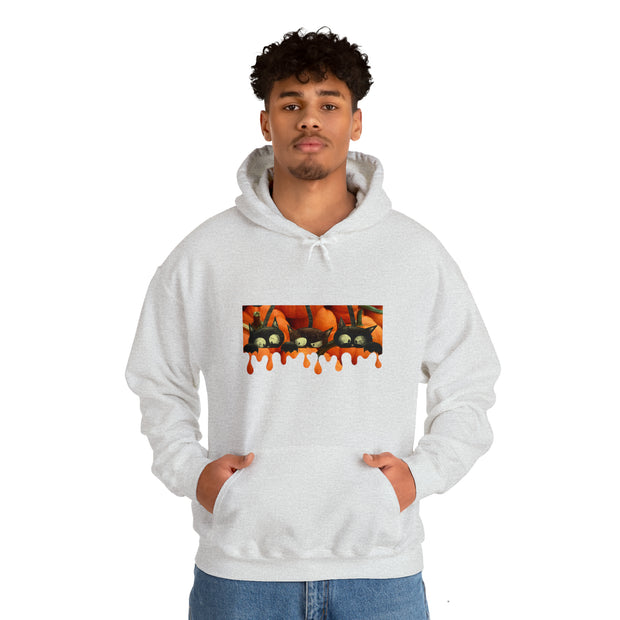Pumpkin cats Unisex Heavy Blend™ Hooded Sweatshirt