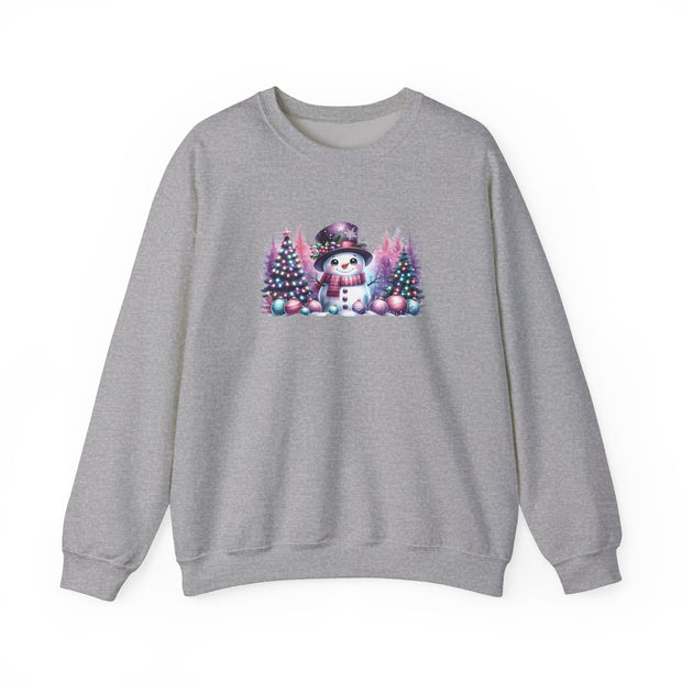 Pastel Snowman Unisex Heavy Blend™ Crewneck Sweatshirt