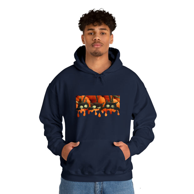 Pumpkin cats Unisex Heavy Blend™ Hooded Sweatshirt