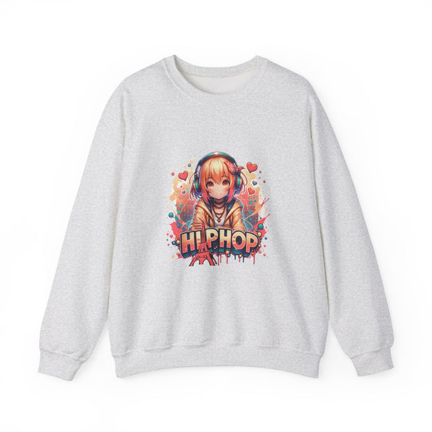 Graffiti Anime Girls Unisex Heavy Blend™ Crewneck Sweatshirt