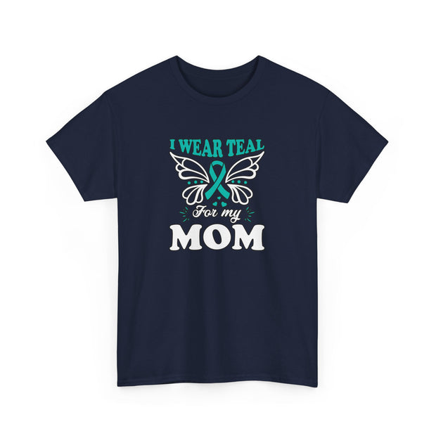 I Wear Teal Unisex Heavy Cotton Tee