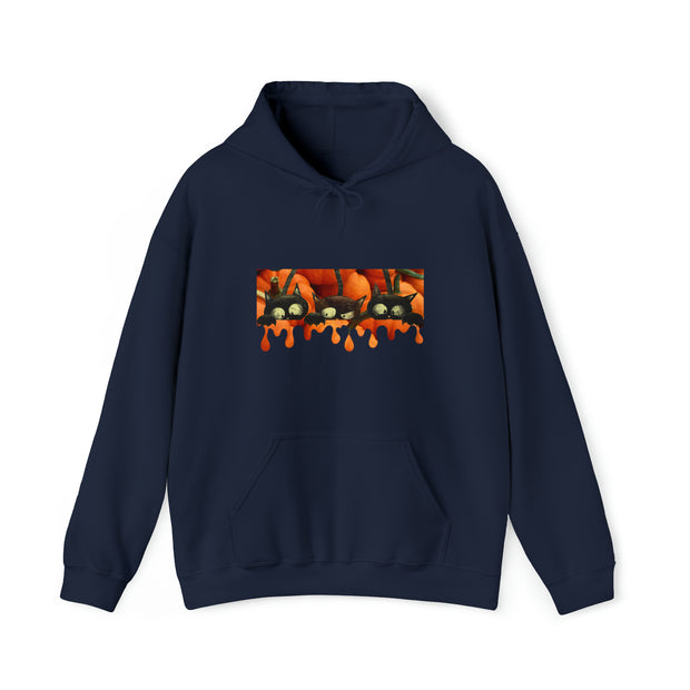 Pumpkin cats Unisex Heavy Blend™ Hooded Sweatshirt