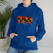 Pumpkin cats Unisex Heavy Blend™ Hooded Sweatshirt
