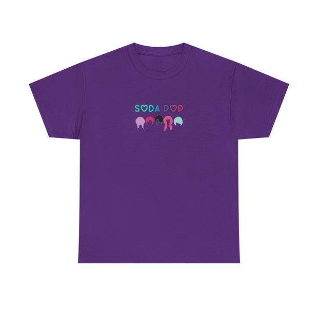 Soda Pop Unisex Heavy Cotton Tee, Casual Wear, Gift for Friends, Fun Summer T-Shirt, Graphic Shirt for Parties, Trendy Everyday Tee