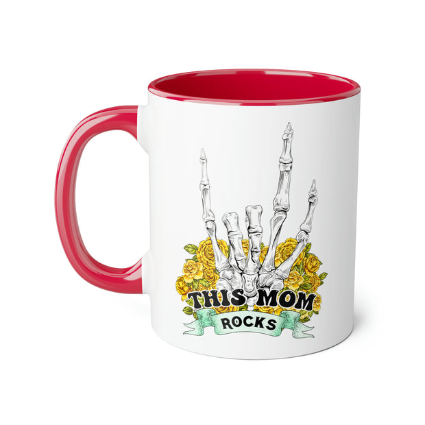 This Mom Rocks Accent Mugs, 11oz