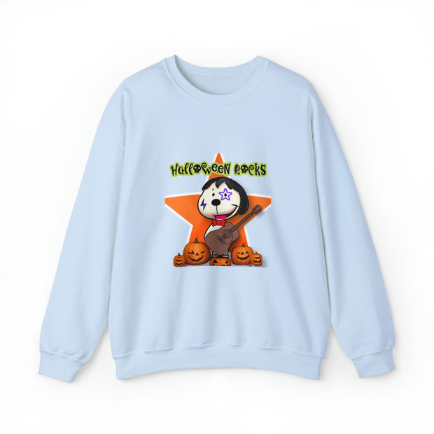 Halloween rocks Unisex Heavy Blend™ Crewneck Sweatshirt