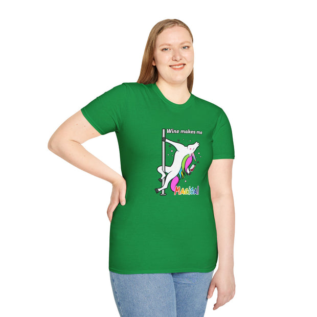 Unicorn Wine Unisex Softstyle T-Shirt