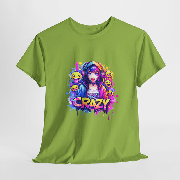 Graffiti Anime Girls Unisex Heavy Cotton Tee