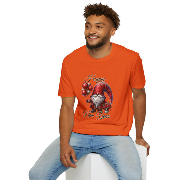 Gnome New Year Unisex Softstyle T-Shirt