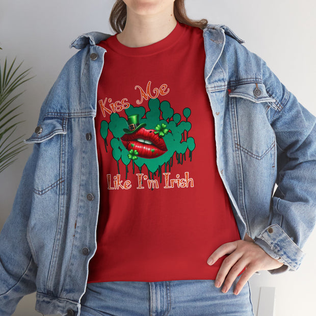 Kiss me like I’m Irish Unisex Heavy Cotton Tee
