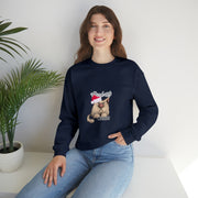 Christmas cat Unisex Heavy Blend™ Crewneck Sweatshirt