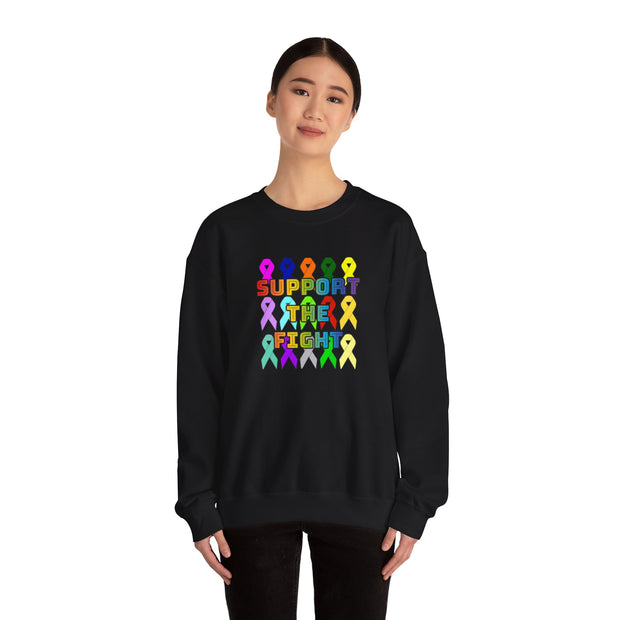 Support the Fight Unisex Heavy Blend™ Crewneck Sweatshirt
