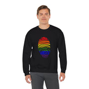 Pride Fingerprint Unisex Heavy Blend™ Crewneck Sweatshirt