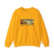 Golden Musical Notes Unisex Heavy Blend™ Crewneck Sweatshirt