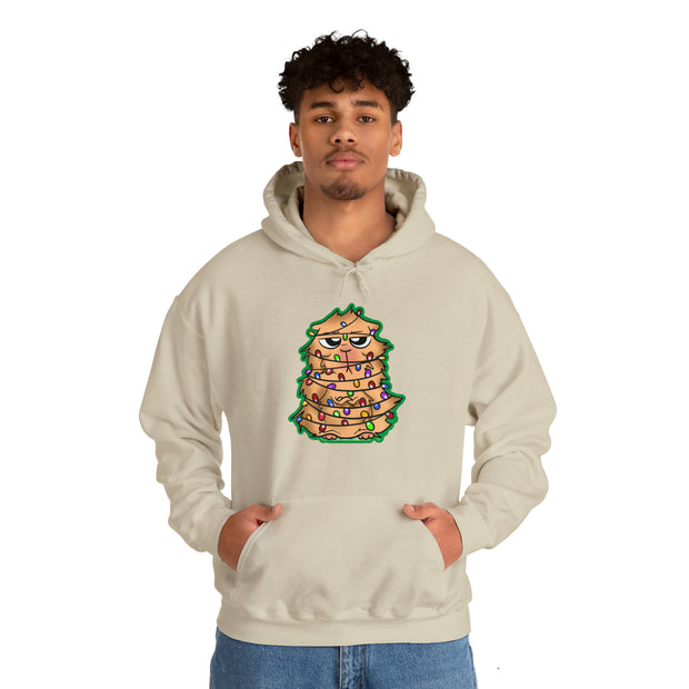 Christmas cat Unisex Heavy Blend™ Hooded Sweatshirt