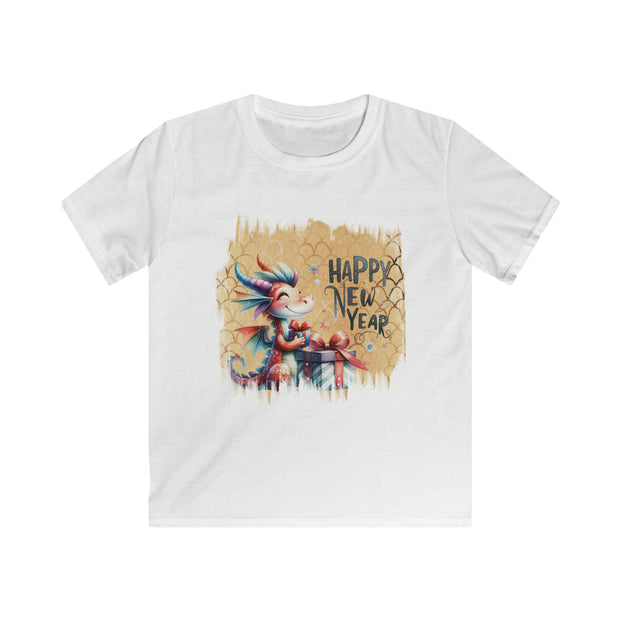 New Year Dragon Kids Softstyle Tee