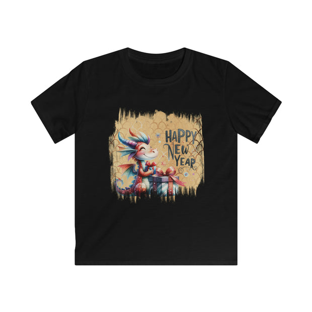 New Year Dragon Kids Softstyle Tee
