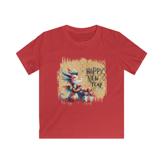 New Year Dragon Kids Softstyle Tee