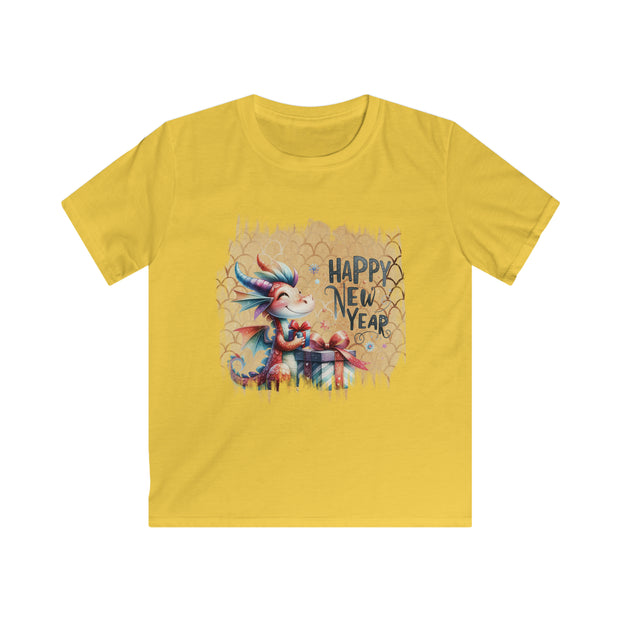 New Year Dragon Kids Softstyle Tee
