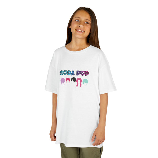 Cute Kids Soda Pop Cotton Tee , Kids Birthday Gift, Summer T-Shirt, Playful Graphic Tee, Party Outfit