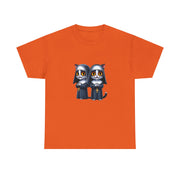 Horror Movie Cats Unisex Heavy Cotton Tee