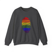 Pride Fingerprint Unisex Heavy Blend™ Crewneck Sweatshirt