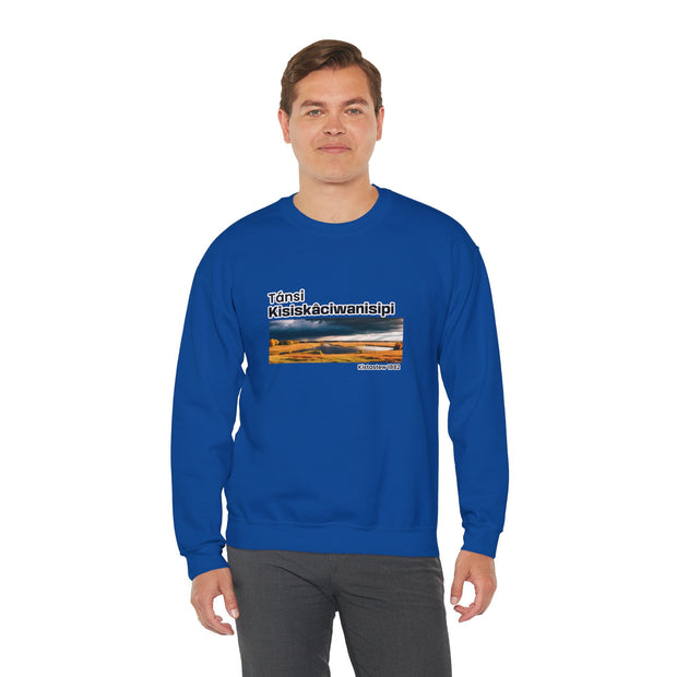 Tánsi Cree Saskatchewan Unisex Heavy Blend™ Crewneck Sweatshirt
