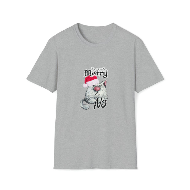 Christmas cat Unisex Softstyle T-Shirt