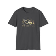 Peace Love and Camping Unisex Softstyle T-Shirt