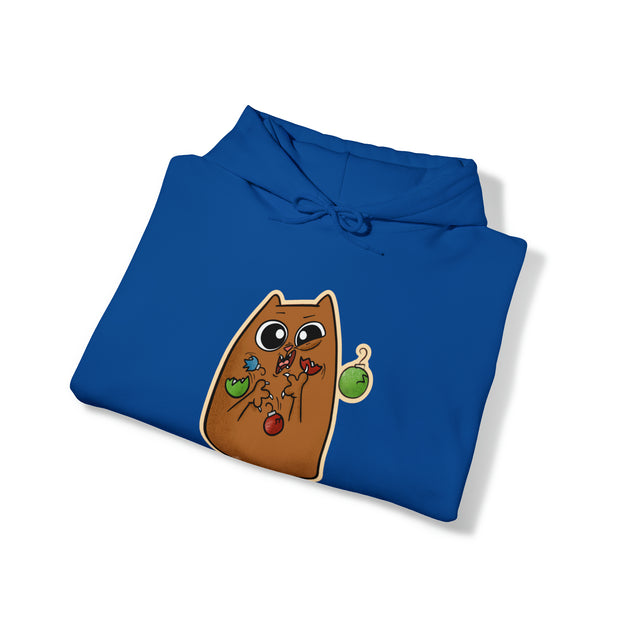 Christmas Cat Unisex Heavy Blend™ Hooded Sweatshirt