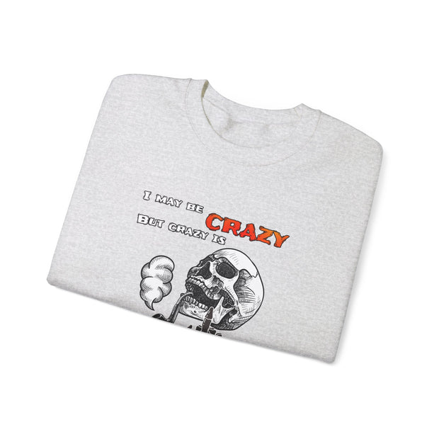 Crazy Skull Unisex Heavy Blend™ Crewneck Sweatshirt