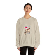 Christmas cat Unisex Heavy Blend™ Crewneck Sweatshirt