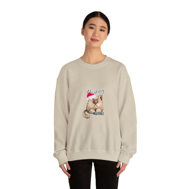 Christmas cat Unisex Heavy Blend™ Crewneck Sweatshirt