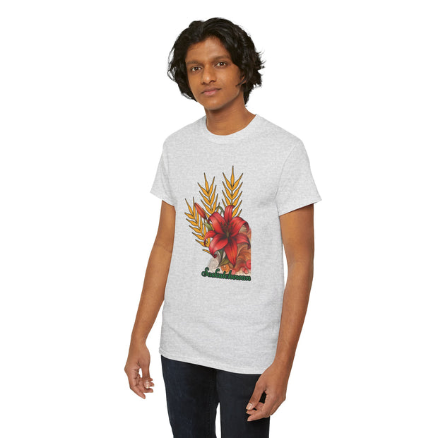 Saskatchewan Lily Unisex Heavy Cotton Tee