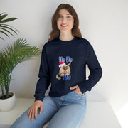 Christmas cat Unisex Heavy Blend™ Crewneck Sweatshirt