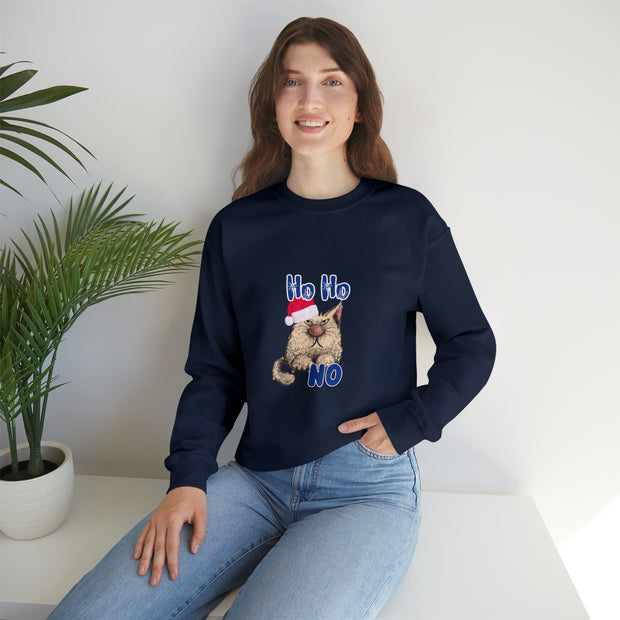 Christmas cat Unisex Heavy Blend™ Crewneck Sweatshirt