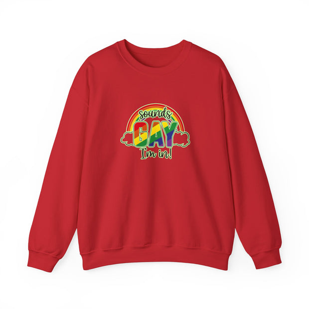 Sounds Gay Unisex Heavy Blend™ Crewneck Sweatshirt