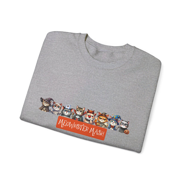 Meownster Mash Unisex Heavy Blend™ Crewneck Sweatshirt