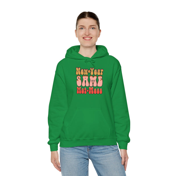 Same Hot Mess Unisex Heavy Blend™ Hooded Sweatshirt