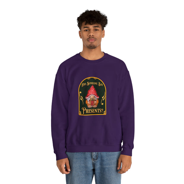 Gnome Presents Unisex Heavy Blend™ Crewneck Sweatshirt
