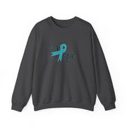 Ovarian Cancer Hope Unisex Heavy Blend™ Crewneck Sweatshirt