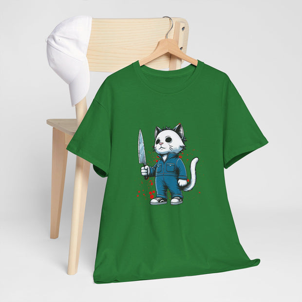 Horror Movie Cats Unisex Heavy Cotton Tee